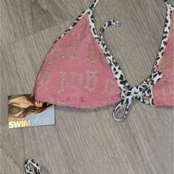 Y2K Deadstock Victoria's Secret Animal
Print bikini set "bad girl" 2008 - Picture 3 of 5